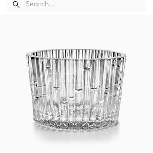 Tiffany & Co. Elegant Clear Glass Bowl